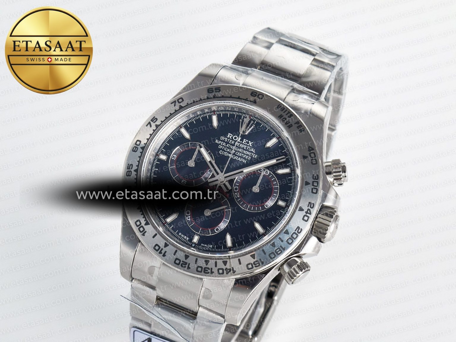 Daytona 126509 SS APSF 1:1 Best Edition Blue Dial Stick Markers on 904L SS Bracelet SH4131 - Görsel 2