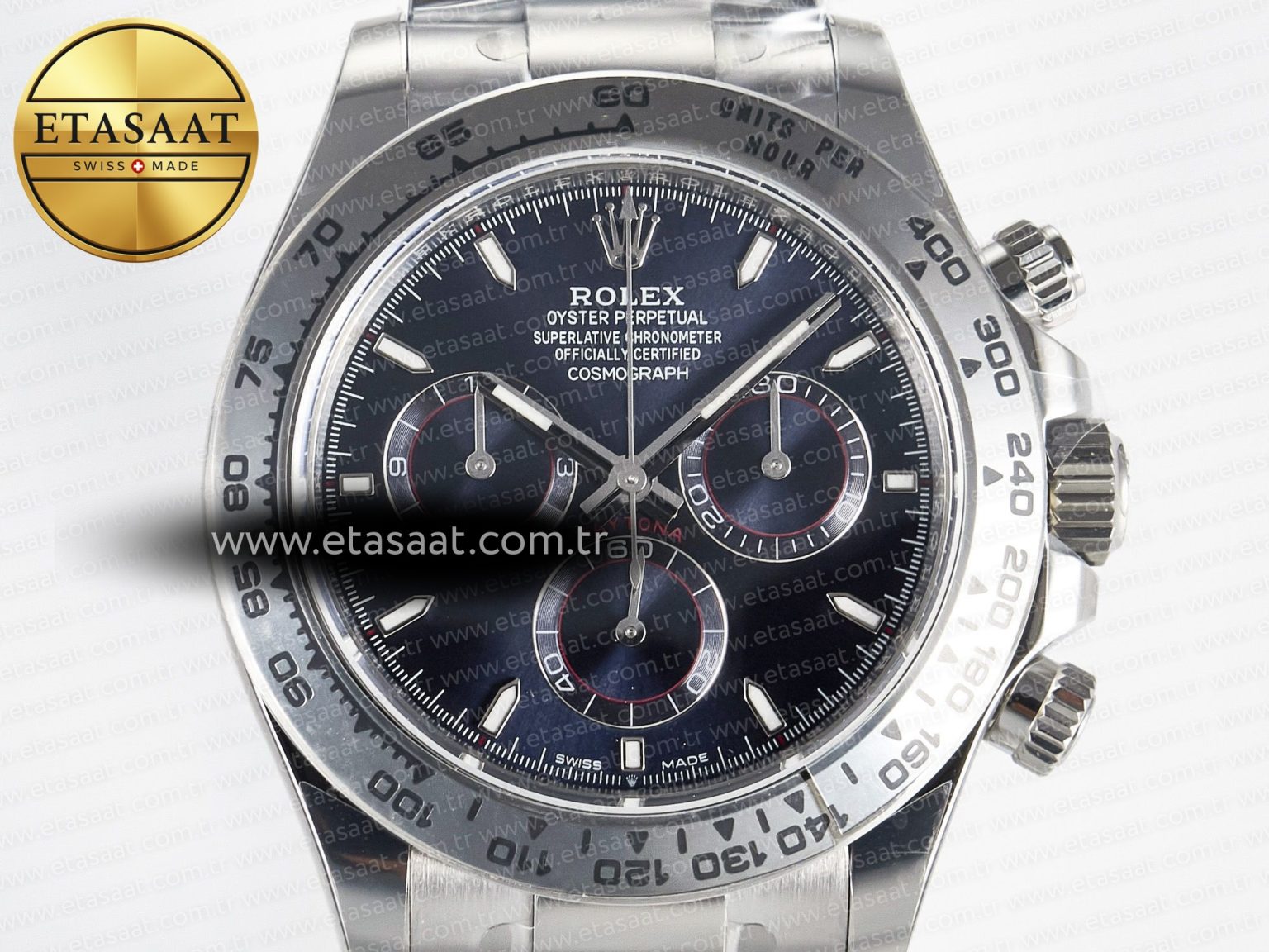 Daytona 126509 SS APSF 1:1 Best Edition Blue Dial Stick Markers on 904L SS Bracelet SH4131 - Görsel 4