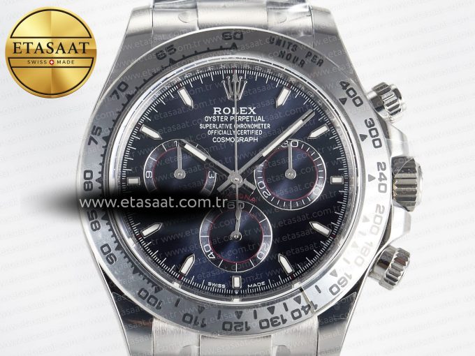 Daytona 126509 SS APSF 1:1 Best Edition Blue Dial Stick Markers on 904L SS Bracelet SH4131 - Görsel 4