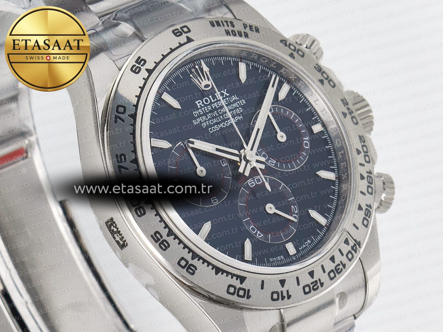 Daytona 126509 SS APSF 1:1 Best Edition Blue Dial Stick Markers on 904L SS Bracelet SH4131 - Görsel 5