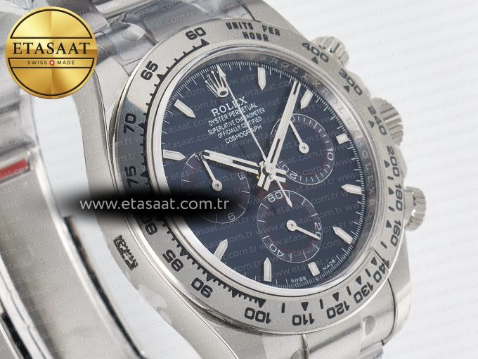 Daytona 126509 SS APSF 1:1 Best Edition Blue Dial Stick Markers on 904L SS Bracelet SH4131 - Görsel 5