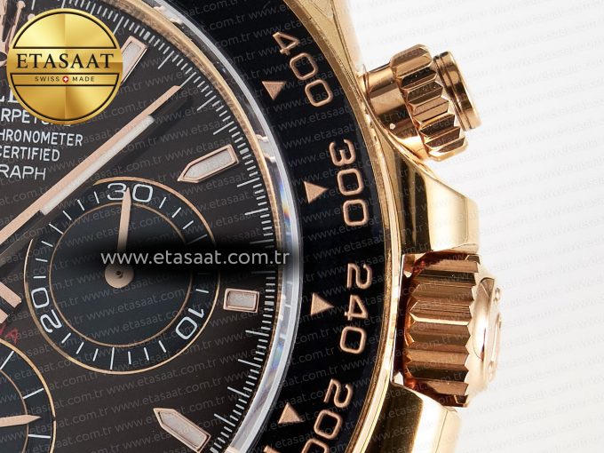 Daytona 126515 Gain Weight APSF 1:1 Best Edition Brown Dial Stick Markers on Oysterflex Strap SH4131 - Görsel 13