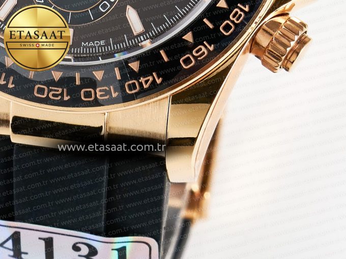 Daytona 126515 Gain Weight APSF 1:1 Best Edition Brown Dial Stick Markers on Oysterflex Strap SH4131 - Görsel 14