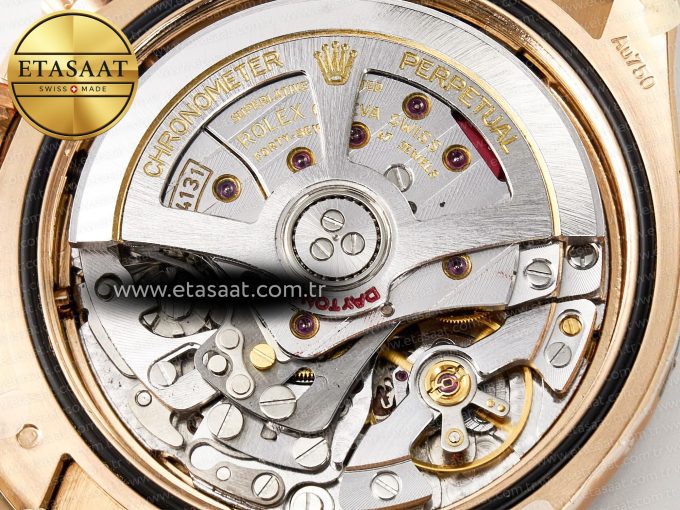 Daytona 126515 Gain Weight APSF 1:1 Best Edition Brown Dial Stick Markers on Oysterflex Strap SH4131 - Görsel 21