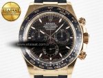 Daytona 126515 Gain Weight APSF 1:1 Best Edition Brown Dial Stick Markers on Oysterflex Strap SH4131 - Görsel 4