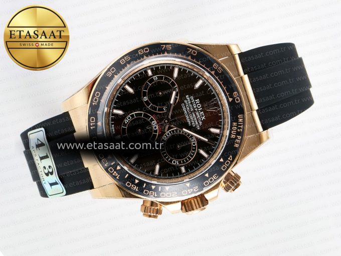 Daytona 126515 Gain Weight APSF 1:1 Best Edition Brown Dial Stick Markers on Oysterflex Strap SH4131 - Görsel 8