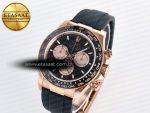 Daytona 126515 QF 1:1 Best Edition Black/RG Dial on Oysterflex Strap SH4131 V5 (48 Hours Power Reserve)
