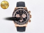 Daytona 126515 QF 1:1 Best Edition Black/RG Dial on Oysterflex Strap SH4131 V5 (48 Hours Power Reserve) - Görsel 3