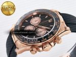 Daytona 126515 QF 1:1 Best Edition Black/RG Dial on Oysterflex Strap SH4131 V5 (48 Hours Power Reserve) - Görsel 6