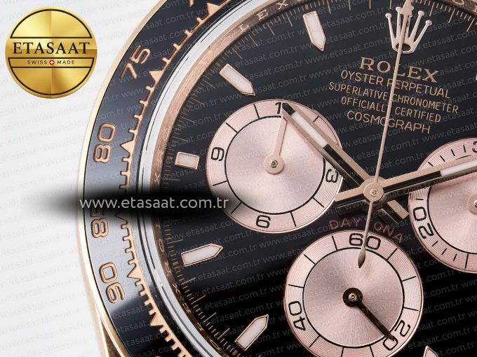 Daytona 126515 QF 1:1 Best Edition Black/RG Dial on Oysterflex Strap SH4131 V6 （Gain Weight） - Görsel 10