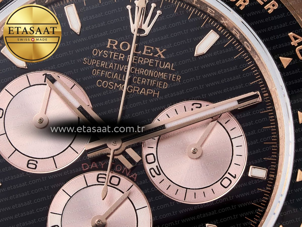 Daytona 126515 QF 1:1 Best Edition Black/RG Dial on Oysterflex Strap SH4131 V6 （Gain Weight） - Görsel 11