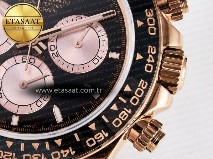 Daytona 126515 QF 1:1 Best Edition Black/RG Dial on Oysterflex Strap SH4131 V6 （Gain Weight） - Görsel 12