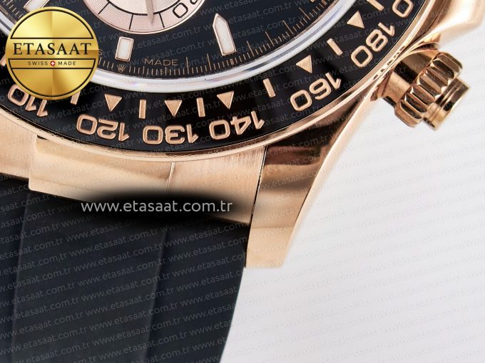 Daytona 126515 QF 1:1 Best Edition Black/RG Dial on Oysterflex Strap SH4131 V6 （Gain Weight） - Görsel 14