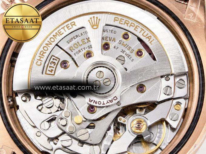 Daytona 126515 QF 1:1 Best Edition Black/RG Dial on Oysterflex Strap SH4131 V6 （Gain Weight） - Görsel 22