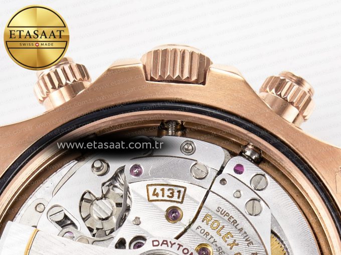 Daytona 126515 QF 1:1 Best Edition Black/RG Dial on Oysterflex Strap SH4131 V6 （Gain Weight） - Görsel 24