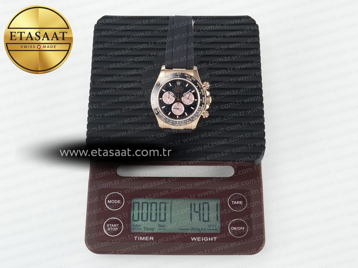 Daytona 126515 QF 1:1 Best Edition Black/RG Dial on Oysterflex Strap SH4131 V6 （Gain Weight） - Görsel 36