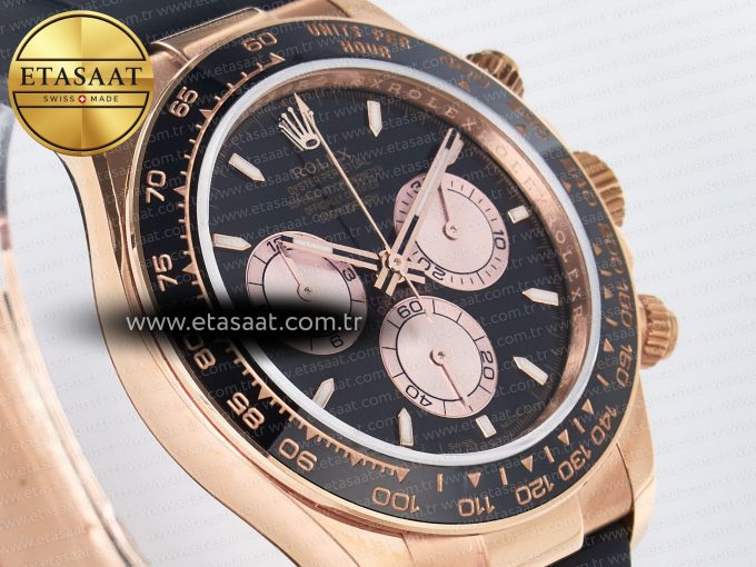 Daytona 126515 QF 1:1 Best Edition Black/RG Dial on Oysterflex Strap SH4131 V6 （Gain Weight） - Görsel 5