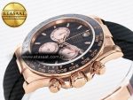 Daytona 126515 QF 1:1 Best Edition Black/RG Dial on Oysterflex Strap SH4131 V6 （Gain Weight） - Görsel 6