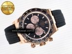 Daytona 126515 QF 1:1 Best Edition Black/RG Dial on Oysterflex Strap SH4131 V6 （Gain Weight） - Görsel 8
