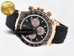 Daytona 126515 QF 1:1 Best Edition Black/RG Dial on Oysterflex Strap SH4131 V6 （Gain Weight） - Görsel 9