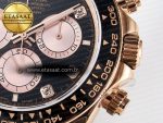 Daytona 126515 QF 1:1 Best Edition Black/RG Diamonds Dial on Oysterflex Strap SH4131 V6（Gain Weight） - Görsel 12