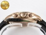 Daytona 126515 QF 1:1 Best Edition Black/RG Diamonds Dial on Oysterflex Strap SH4131 V6（Gain Weight） - Görsel 16