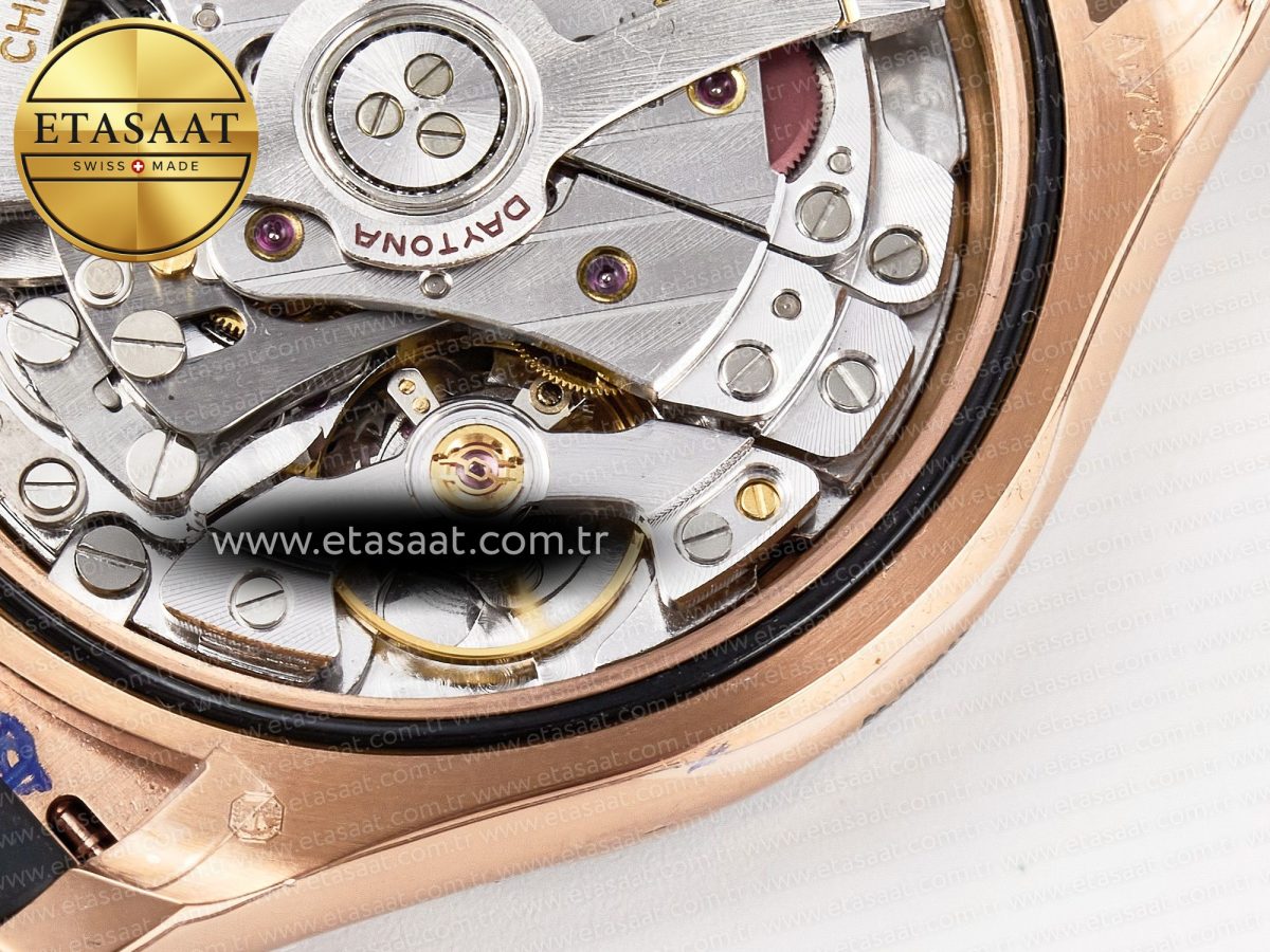 Daytona 126515 QF 1:1 Best Edition Black/RG Diamonds Dial on Oysterflex Strap SH4131 V6（Gain Weight） - Görsel 23