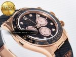 Daytona 126515 QF 1:1 Best Edition Black/RG Diamonds Dial on Oysterflex Strap SH4131 V6（Gain Weight） - Görsel 7