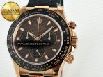 Daytona 126515 QF 1:1 Best Edition Brown/Black Dial Stick Markers On Oyster Bracelet SH4131 V10(Gain Weight) - Görsel 11