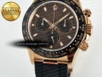 Daytona 126515 QF 1:1 Best Edition Brown/Black Dial Stick Markers On Oyster Bracelet SH4131 V10(Gain Weight) - Görsel 12