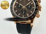 Daytona 126515 QF 1:1 Best Edition Brown/Black Dial Stick Markers On Oyster Bracelet SH4131 V10(Gain Weight) - Görsel 14