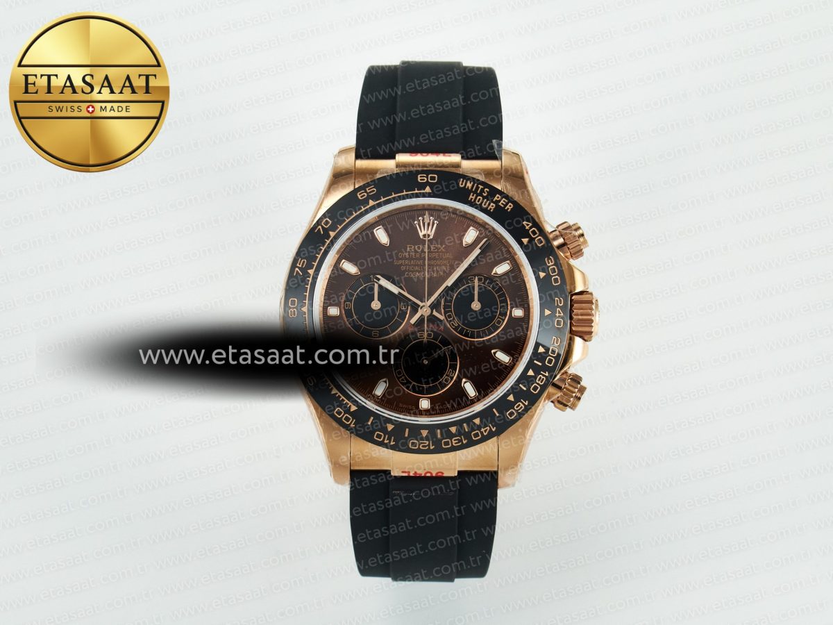 Daytona 126515 QF 1:1 Best Edition Brown/Black Dial Stick Markers On Oyster Bracelet SH4131 V10(Gain Weight) - Görsel 3