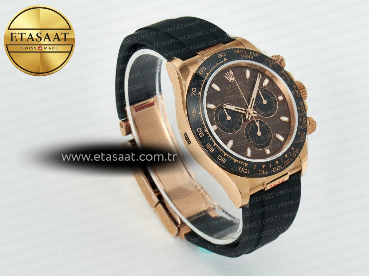 Daytona 126515 QF 1:1 Best Edition Brown/Black Dial Stick Markers On Oyster Bracelet SH4131 V10(Gain Weight) - Görsel 5