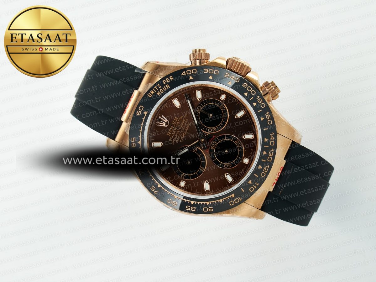 Daytona 126515 QF 1:1 Best Edition Brown/Black Dial Stick Markers On Oyster Bracelet SH4131 V10(Gain Weight) - Görsel 9