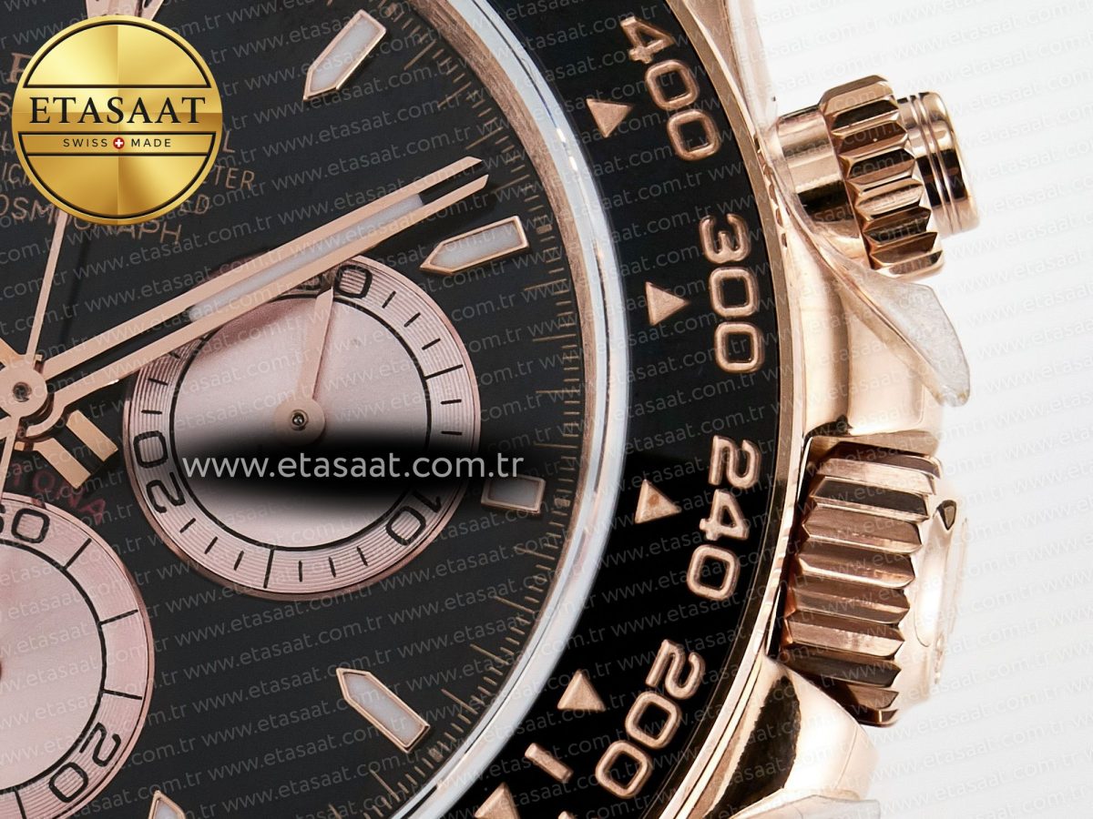Daytona 126515 QF 1:1 Best Edition RG/Black Dial on Oysterflex Strap QF4131 V10 (48 Hours Power Reserve) - Görsel 11