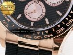 Daytona 126515 QF 1:1 Best Edition RG/Black Dial on Oysterflex Strap QF4131 V10 (48 Hours Power Reserve) - Görsel 12