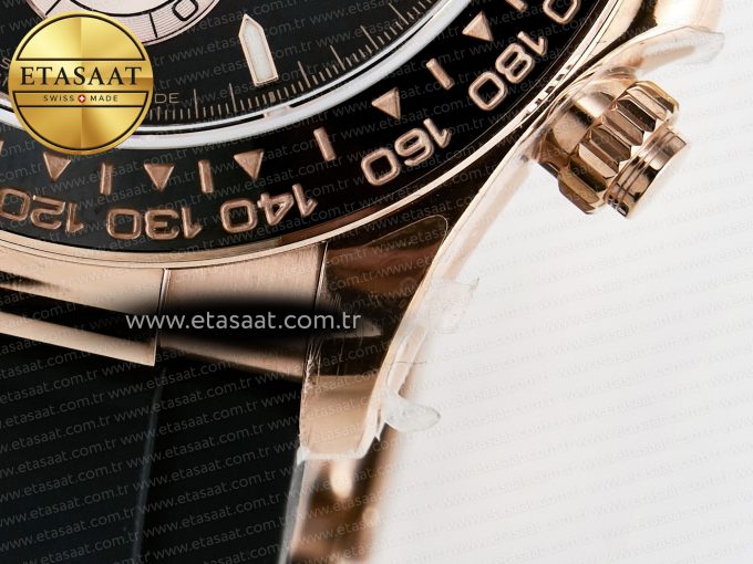 Daytona 126515 QF 1:1 Best Edition RG/Black Dial on Oysterflex Strap QF4131 V10 (48 Hours Power Reserve) - Görsel 14