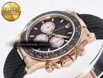 Daytona 126515 QF 1:1 Best Edition RG/Black Dial on Oysterflex Strap QF4131 V10 (48 Hours Power Reserve) - Görsel 6