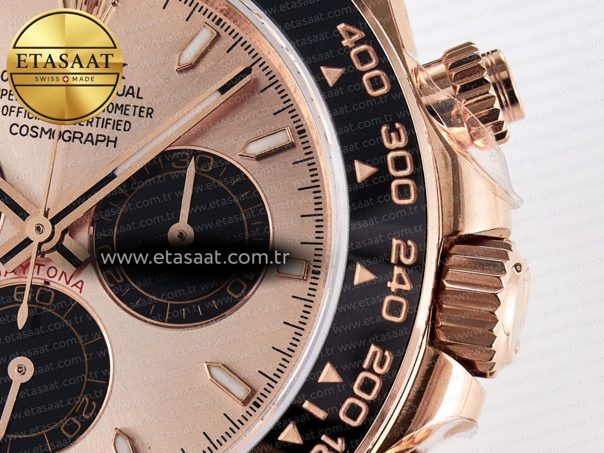 Daytona 126515 QF 1:1 Best Edition RG/Black Dial on Oysterflex Strap SH4131 V5 - Görsel 11