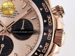 Daytona 126515 QF 1:1 Best Edition RG/Black Dial on Oysterflex Strap SH4131 V5 - Görsel 11