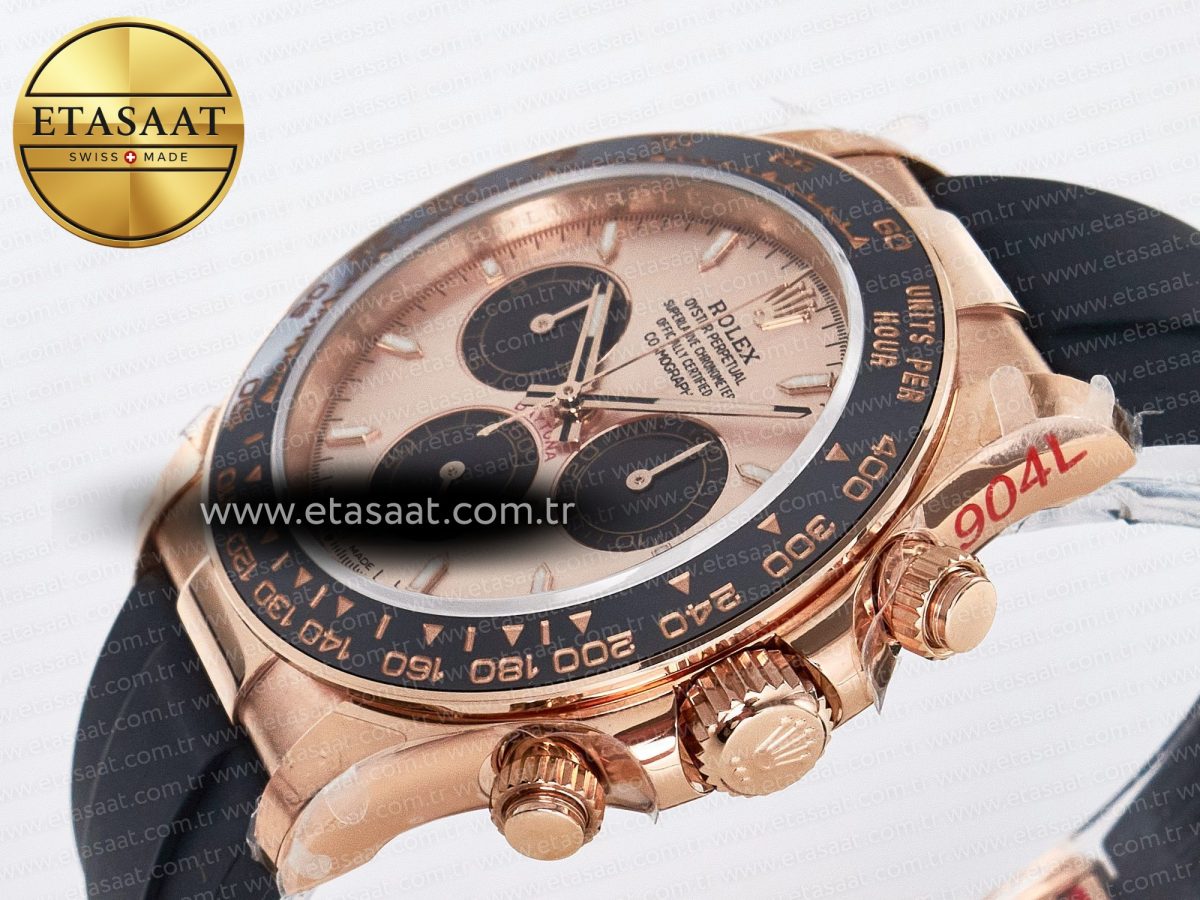 Daytona 126515 QF 1:1 Best Edition RG/Black Dial on Oysterflex Strap SH4131 V5 - Görsel 6