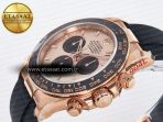 Daytona 126515 QF 1:1 Best Edition RG/Black Dial on Oysterflex Strap SH4131 V5 - Görsel 6