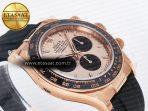 Daytona 126515 QF 1:1 Best Edition RG/Black Dial on Oysterflex Strap SH4131 V5 - Görsel 7