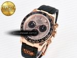 Daytona 126515 QF 1:1 Best Edition RG/Black Dial on Oysterflex Strap SH4131 V6（Gain Weight）
