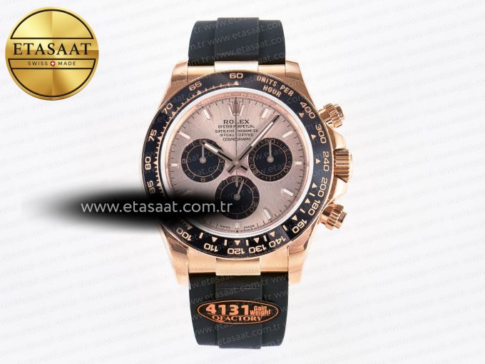 Daytona 126515 QF 1:1 Best Edition RG/Black Dial on Oysterflex Strap SH4131 V6（Gain Weight） - Görsel 3
