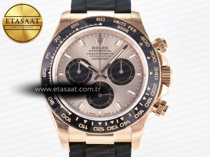 Daytona 126515 QF 1:1 Best Edition RG/Black Dial on Oysterflex Strap SH4131 V6（Gain Weight） - Görsel 4