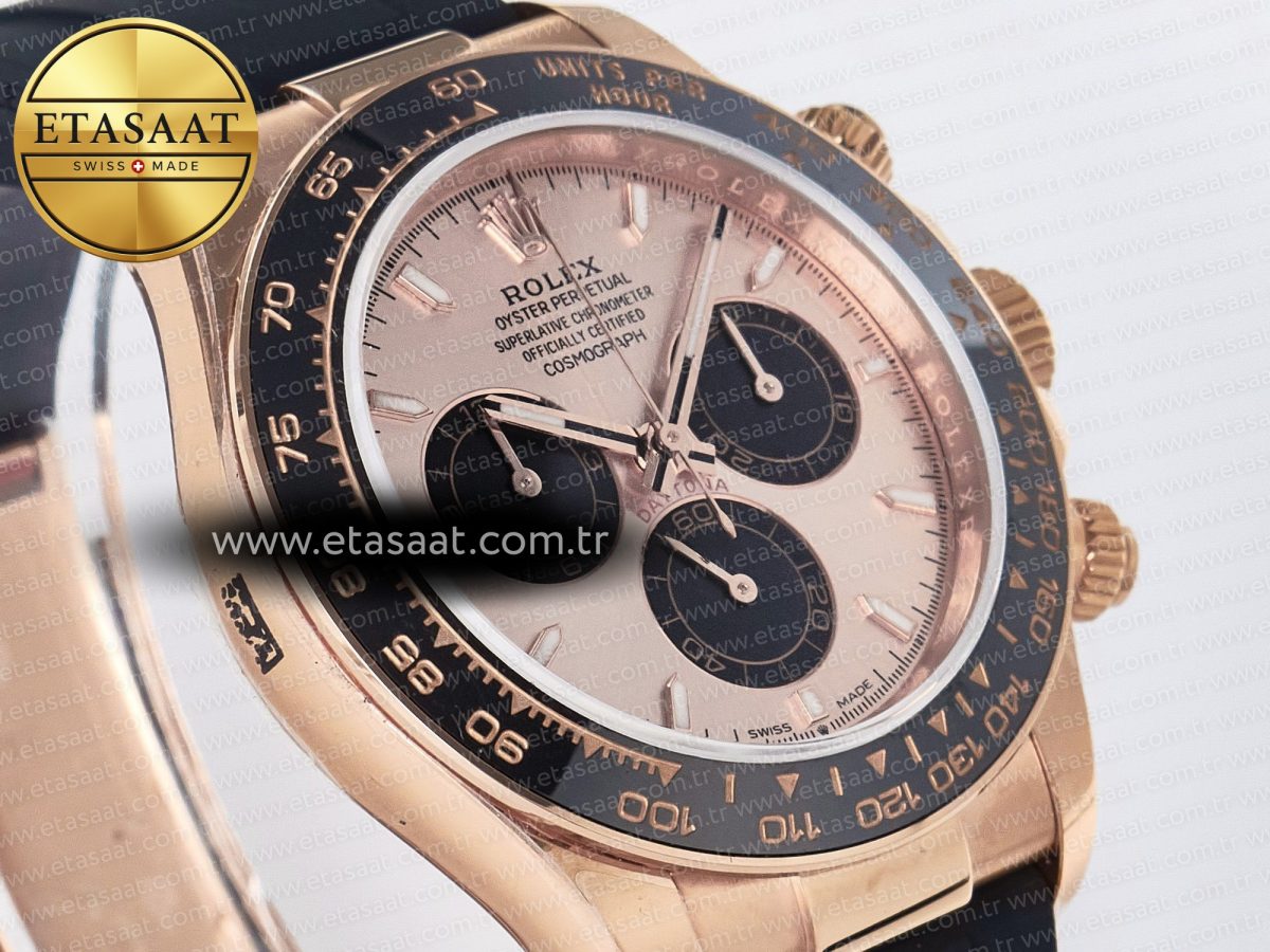Daytona 126515 QF 1:1 Best Edition RG/Black Dial on Oysterflex Strap SH4131 V6（Gain Weight） - Görsel 5