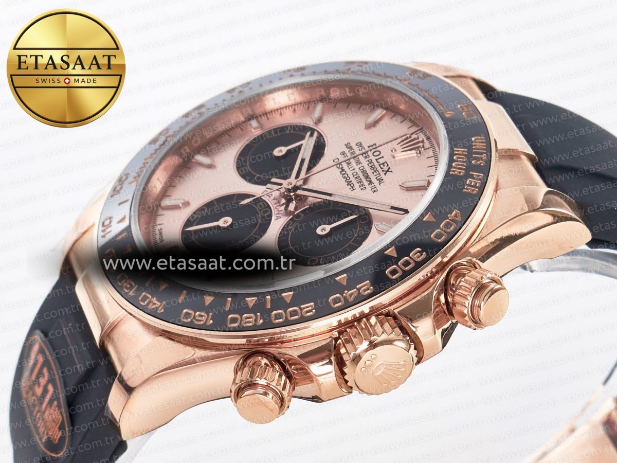 Daytona 126515 QF 1:1 Best Edition RG/Black Dial on Oysterflex Strap SH4131 V6（Gain Weight） - Görsel 6