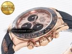 Daytona 126515 QF 1:1 Best Edition RG/Black Dial on Oysterflex Strap SH4131 V6（Gain Weight） - Görsel 6