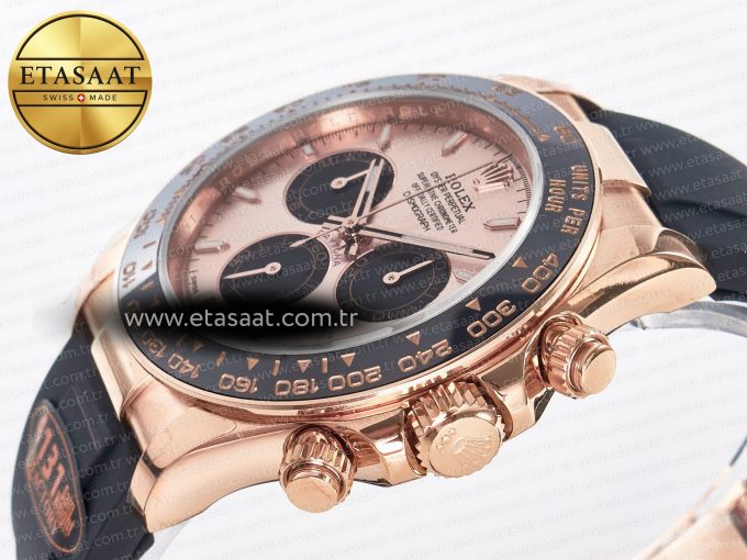 Daytona 126515 QF 1:1 Best Edition RG/Black Dial on Oysterflex Strap SH4131 V6（Gain Weight） - Görsel 6
